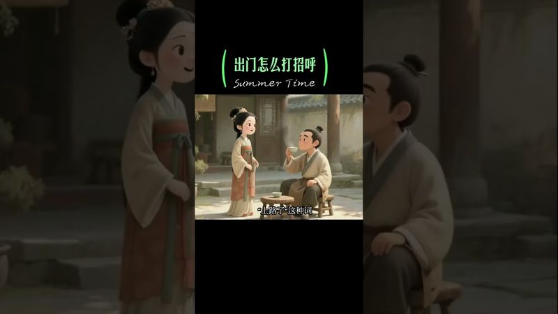 《老祖宗的智慧》我再也不說：我走了～～～#出門打招呼 #老祖宗的智慧 #國學文化 #語言藝術 #正能量 #人生感悟 #道家文化 #民間傳說