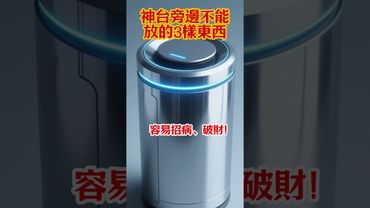 【神台旁邊不能放的3樣東西，放了＝得罪神明＋財運倒退！】