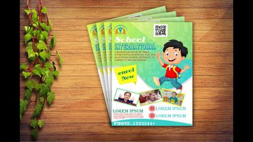 Flyer Design school Education - Photoshop Tutorials