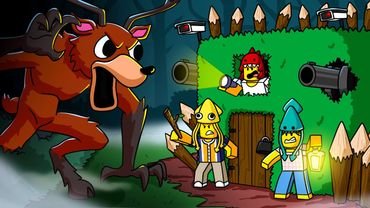 BASE DEFENSE: 99 Nights in Roblox Forest! (Cartoon Animation)