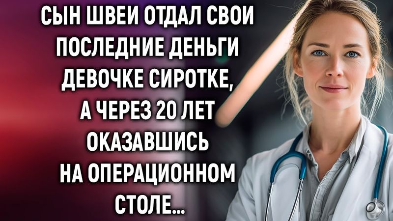 Сын швеи отдал свои последние деньги девочке сиротке, а через 20 лет…