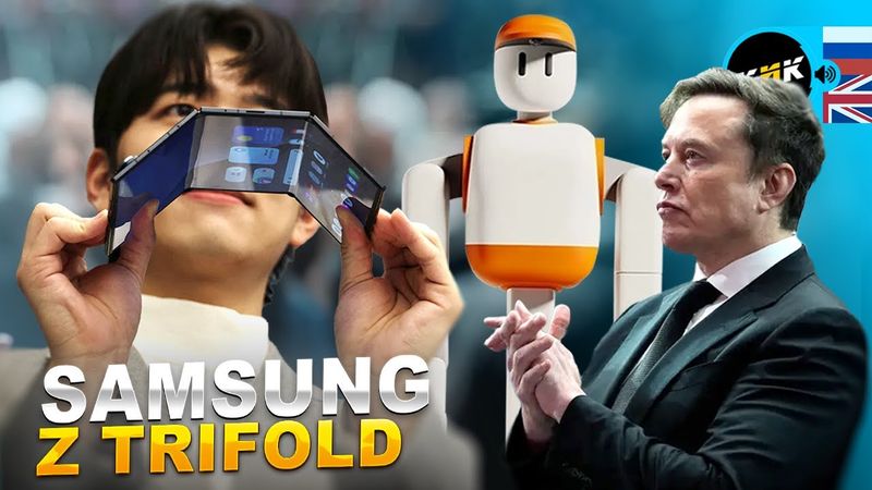 Samsung показала трикладушку, ИИ-очки от Alibaba, Disney оживил Олафа, T-800 из Китая и другие