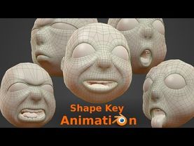 blender shape key animation and facial rig (вместо общего обзора рига)