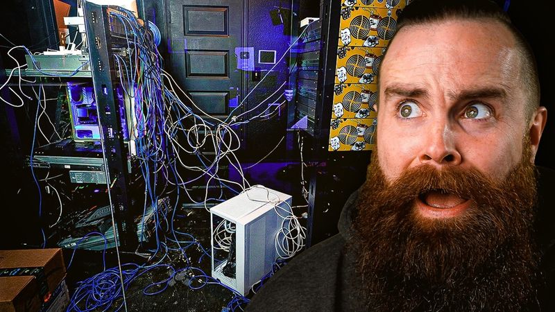 Your Cable Management SUCKS!! (Fixing My Server Room)