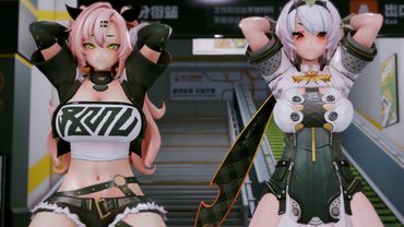 Nicole x Anby - Dynamic -【Zenless Zone Zero MMD】
