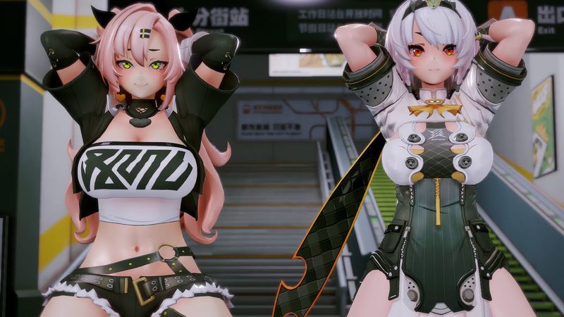 Nicole x Anby - Dynamic -【Zenless Zone Zero MMD】