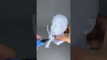 3D Printed Shattered Serenity Sculpture