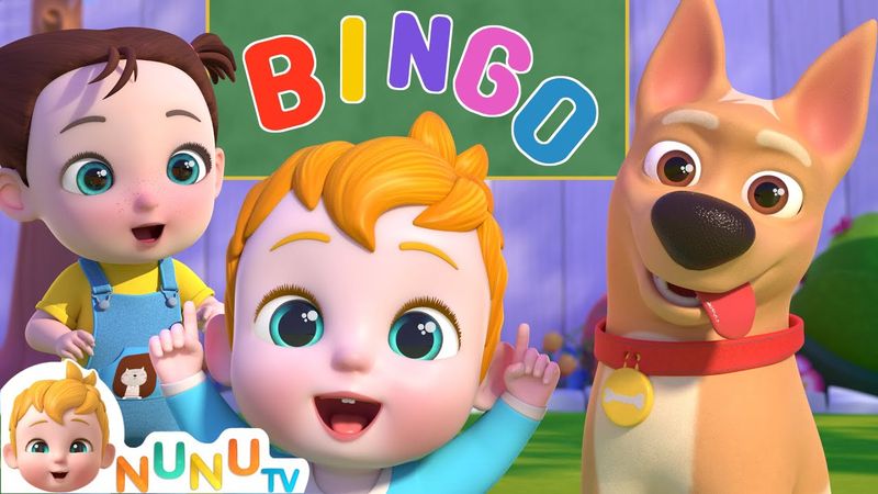 Bingo Song | Nursery Rhymes & Kids Songs | NuNu Tv