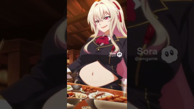 高飛車お嬢様が、料理を食べまくる！