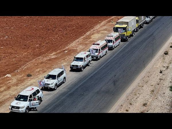 Second aid convoy heads to Suwayda after clashes between Bedouins and Druze