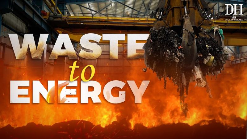 Como a primeira usina de conversão de resíduos em energia de Karnataka queima o lixo de Bengaluru...