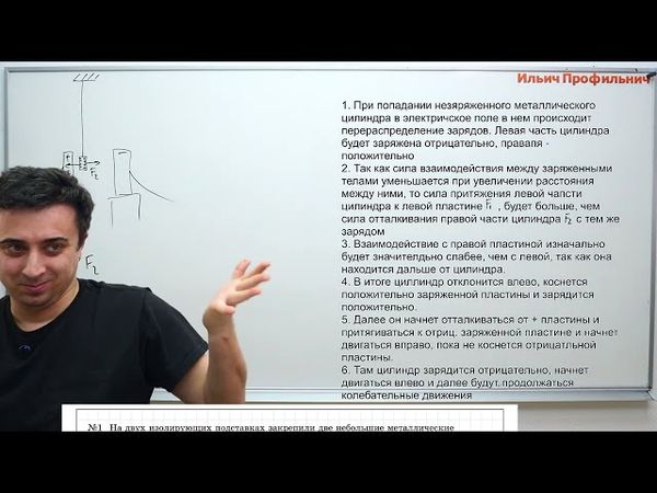 Урок №53. Электростатика. Качественные задачи