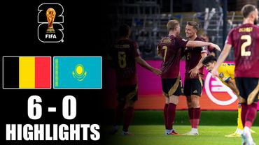 Belgium vs Kazakhstan 6-0 Highlights | Qualifiers UEFA World Cup 2026 (UEFA)