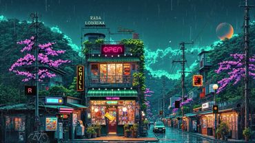 City Night Chill 🌃 Lofi Rain Beats for Study & Focus 🌧 Lofi Rain Playlist