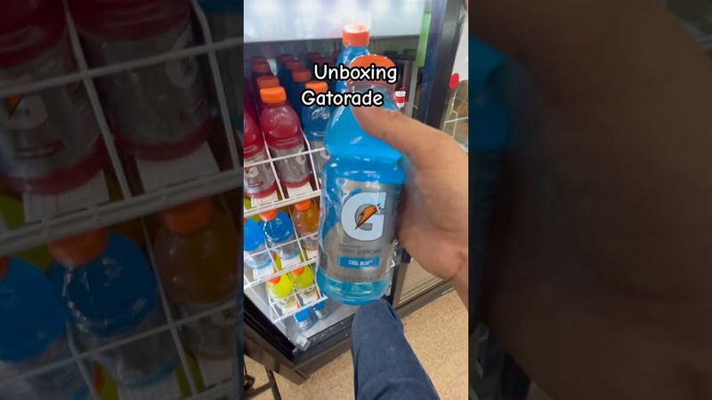 Unboxing Gatorade 🥤