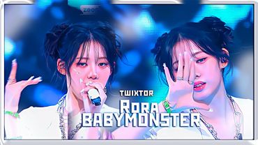 TWIXTOR CLIPS 4K BABYMONSTER RORA FACECAM