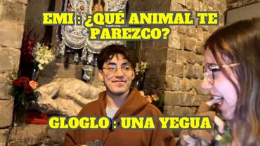 GLOGLO LE DICE A EMIKUKIS QUE ELLA LE PARECE UNA YEGUA