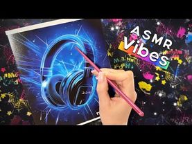 АСМР - Нежная обводка картинок и букв, близкий, липкий шепот / ASMR gentle whispering