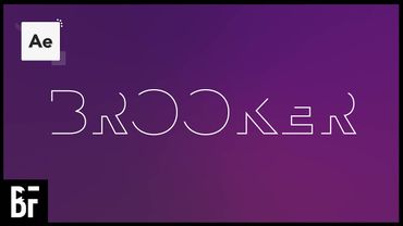 Stroke Text Animation - After Effects Tutorial