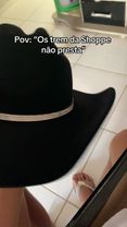 🤠😍#chapeupreto #shopee #chapeufeminino #country 