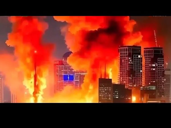 SERANGAN IRAN MAKIN MENGGILA MENGHANCURKAN KOTA IRAEL