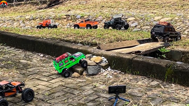 1/10 1/12 Scale Rc4Wd Trailing Fun | Mabar Rc Adventure M2 Marinos Park | Part 1