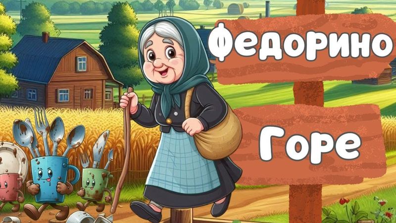 Мультфильм ФЕДОРИНО ГОРЕ | Чтение сказки Корнея Чуковского под анимацию