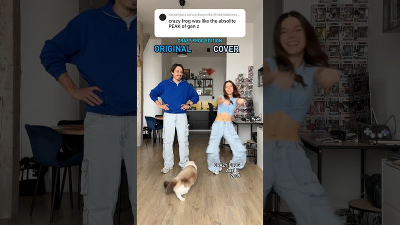 WHICH OF THEM SHOULD WE CALL GEN Z’S ANTHEM?😂💃🕺 #genz #crazyfrog #dancevideo #piotrovscy
