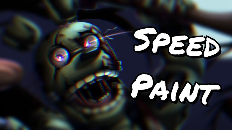 [Mild Blood] DBD x Fnaf Fanart (Fnaf x DBD Speedpaint)