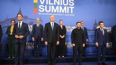 Zelensky gathers with NATO's eastern flank leaders for summit in Vilnius | AFP