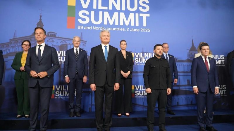 Zelensky gathers with NATO's eastern flank leaders for summit in Vilnius | AFP
