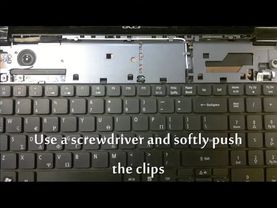 HOW TO REPLACE KEYBOARD ON ACER ASPIRE 5536/7740/5251
