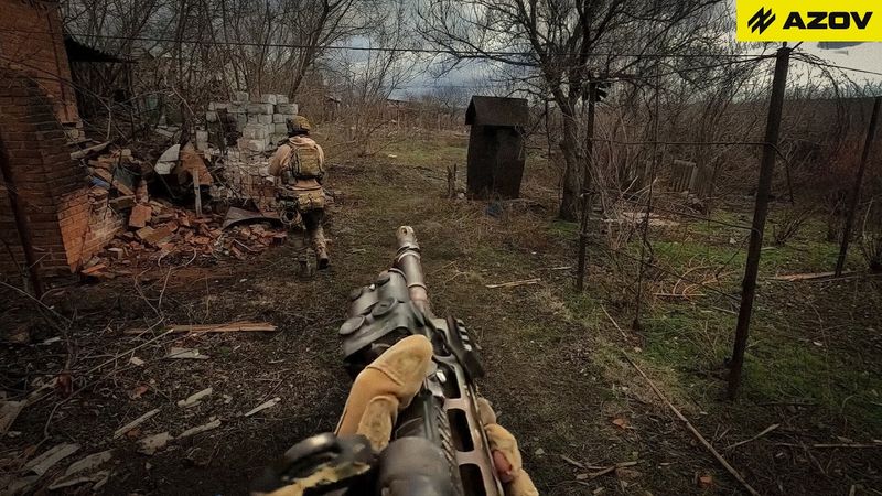 POV: Azov Scouts Engage in Close Combat with Occupiers on Toretsk Frontline