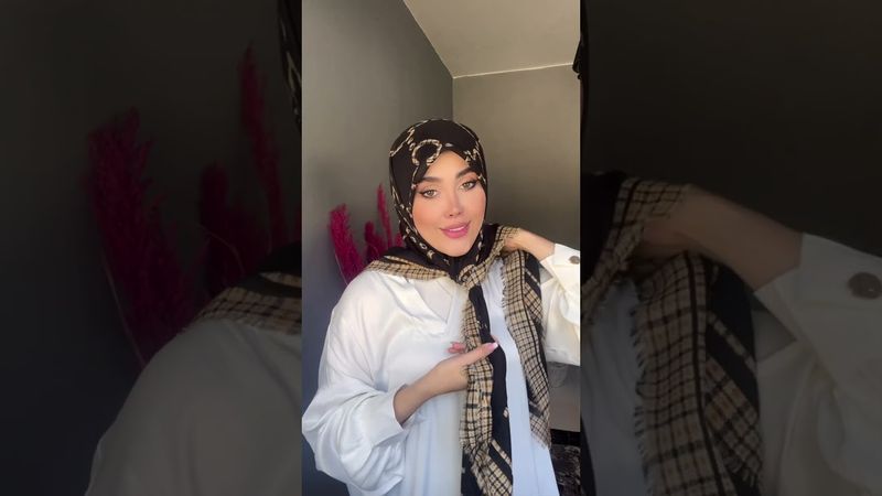 روسری تو این جوری مدل دار ببند😍🥰style you hijab #hijabstyle #modestfashion #آموزش_استایل #استایل