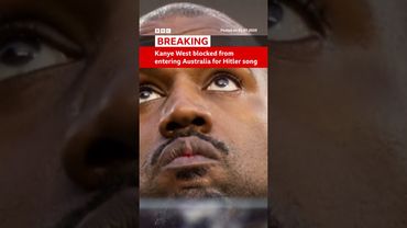 The rapper released a song glorifying Nazi leader Adolf Hitler. #KanyeWest #Australia #BBCNews