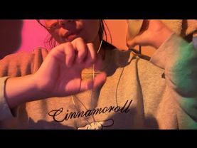 Fast & aggressive asmr random triggers - hand sounds, tapping, liquid shaking, gripping +