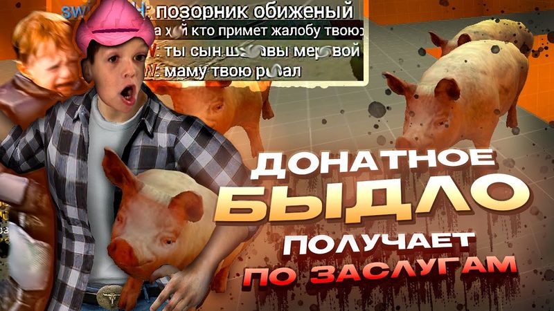 ДОНАТНОЕ БЫДЛО ПОЛУЧАЕТ ПО ЗАСЛУГАМ в Garry's Mod DarkRP