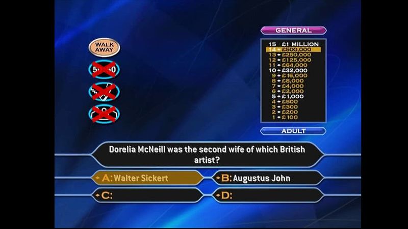 Who Wants To Be A Millionaire? (UK) - DVD Game - 4th Edition [4 Players - Adult - General Knowledge]