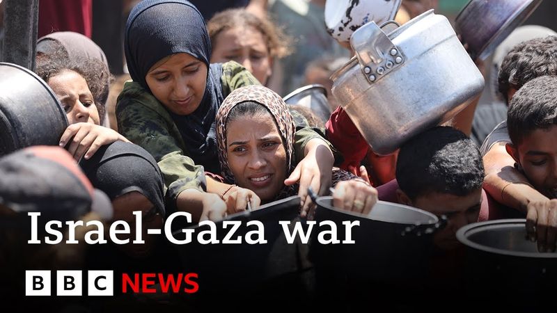 Famine in Gaza 'manmade crisis' says statement by all UN Security Council members but US | BBC News