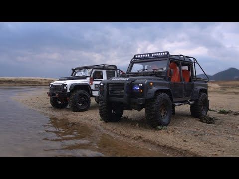 Traxxas TRX-4 Defender D110 Pickup & HIMALAYA Off-road Driving 4X4 RC Car