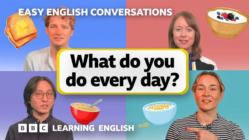 What do you do every day? Easy English Conversations 💬 Episode 4