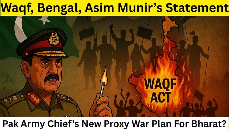 Bengal Burning? Waqf and Pak Army Chief's New Proxy War Plan For Bharat?