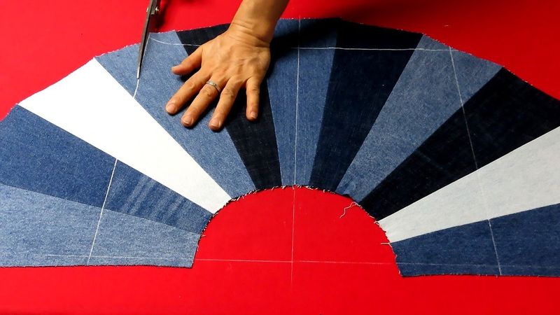 DIY"자투리 원단" 절대 버리지 마세요! "명품백" 이 될 수 있어요!/"5 Ring handle"  tote bag/made of old jeans