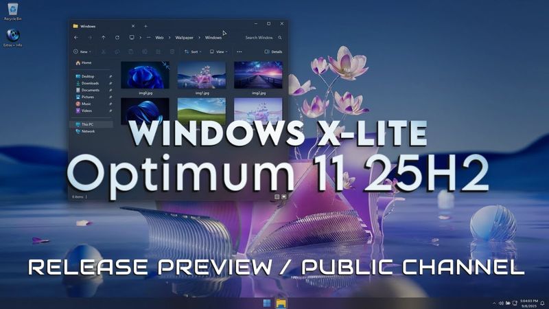 Optimum 11 25H2 • Windows 11 Reimagined. Performance Redefined.