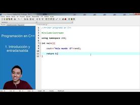 1. Programación en C++ || Primer programa en C++