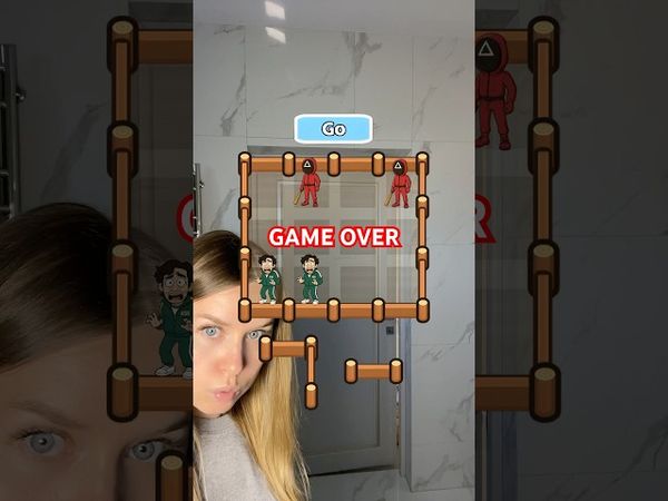 Squid Game Challenge🆘😭IMPOSSIBLE😭#shorts