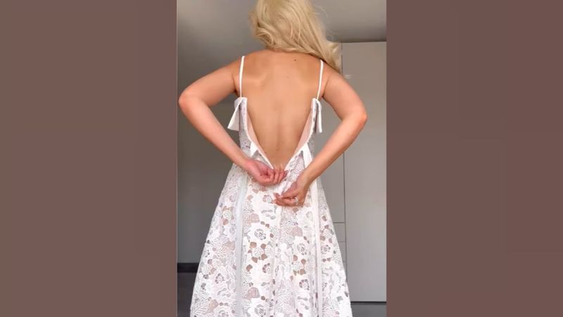 Vestido Chelly de malha transparente | Transparente | Roupas Plus Size | Angelx Dreaming Official