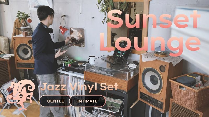 Sunset Lounge Jazz Vinyl Set // Gentle & Intimate [50min / 4K]