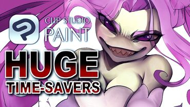 Animate FASTER with these TIPS (CSP Tutorial) 【Clip Studio Paint EX】