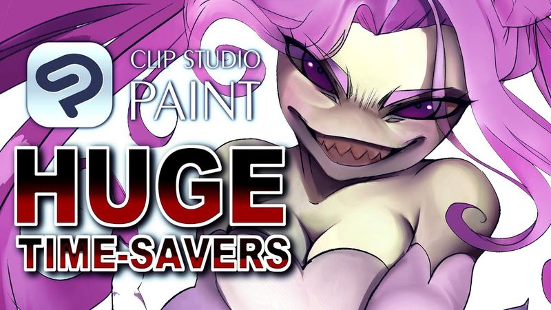 Animate FASTER with these TIPS (CSP Tutorial) 【Clip Studio Paint EX】